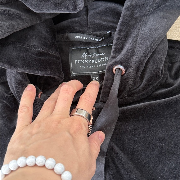 Funky Buddha Velour Set | Size XS | Made in Europe - Picture 8 of 11